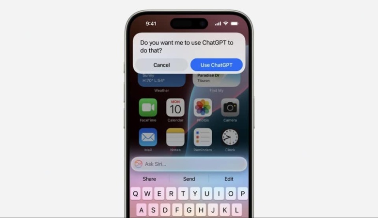 IOS qui intégre nativement ChatGPT